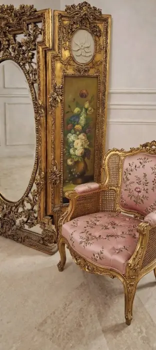 مرآة بإطار محفور — AD-3097