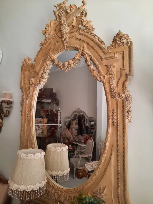 مرآة بإطار محفور — AD-3222