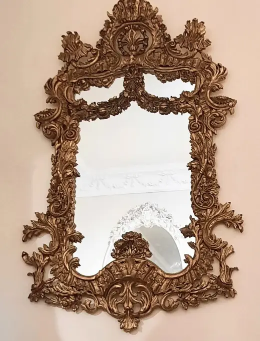 مرآة بإطار محفور — AD-3455